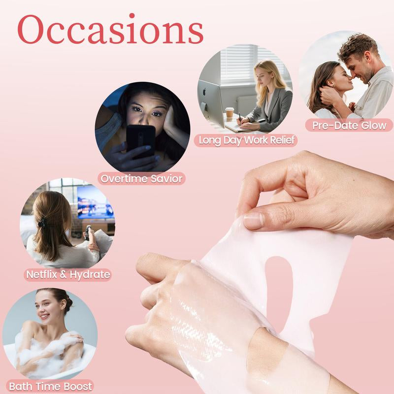[OGASABU] Collagen Multi-Mask (5 Pcs/Box) | Deep Hydration Moisture Brightening Firming Repair Gel Hyaluronic Acid Lightweight Niacinamide