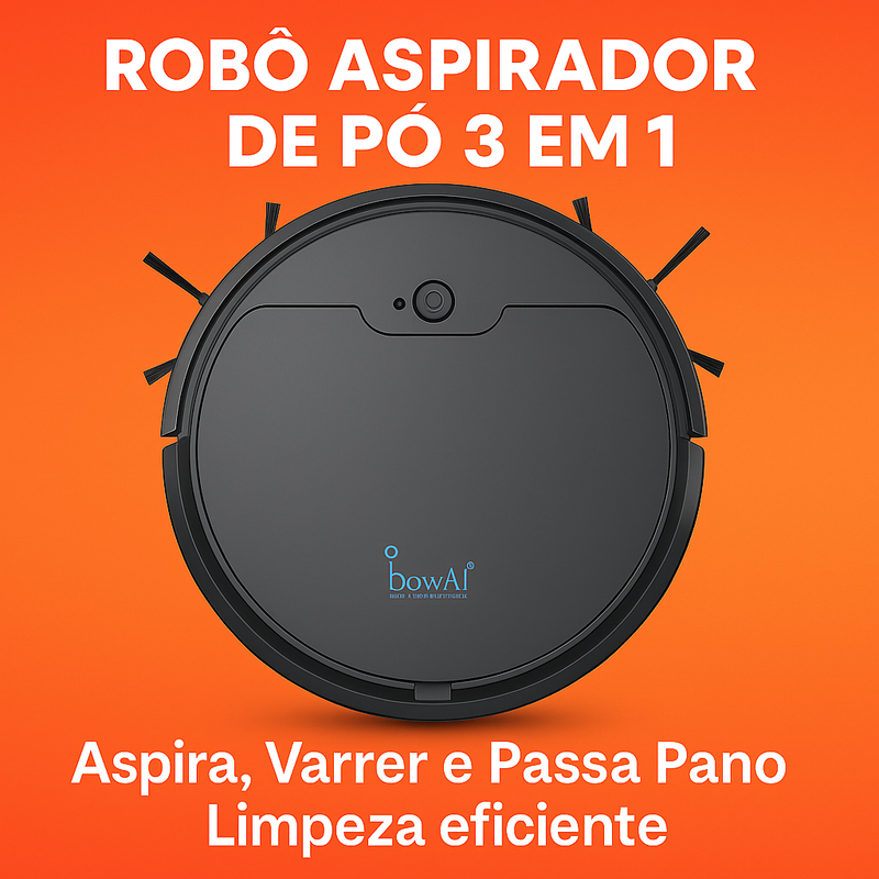 Robô Aspirador De Pó 3 Em 1