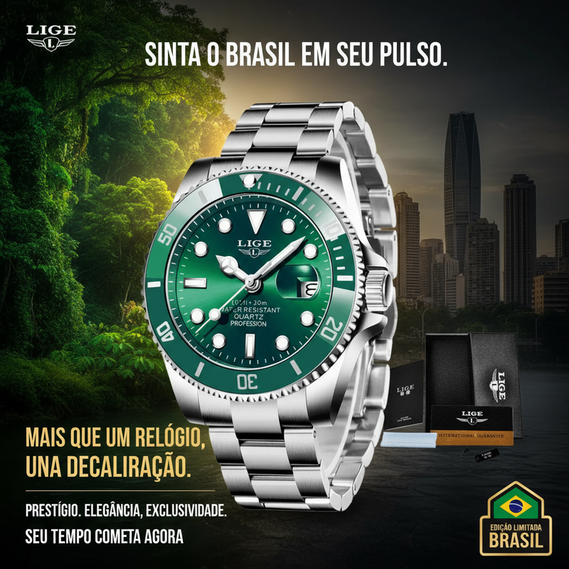 Relógio Alta Classe Masculino Aço