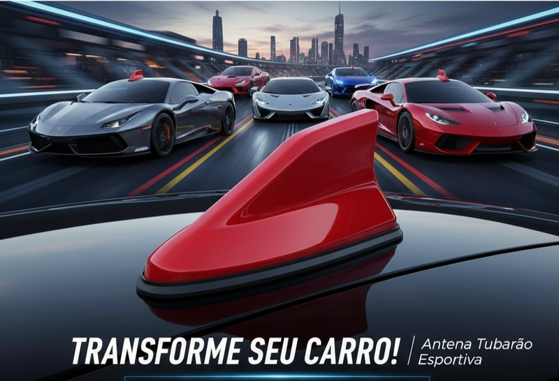 Antena Tubarão Universal para Carro