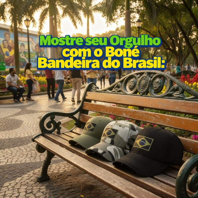 Boné Bandeira do Brasil