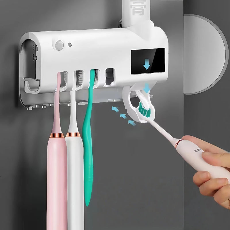 Porta Escova Dentes Com Esterilizador