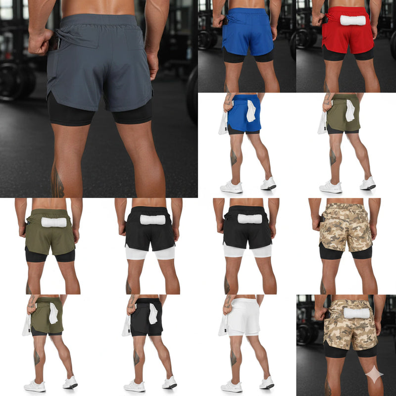 Shorts Para Treino 2 em 1 Esporte Air Effect